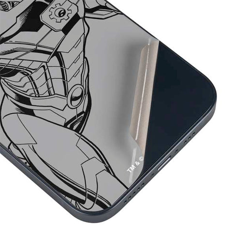 DC Comics Cyborg Comic Pop iPhone 14 Plus Skin